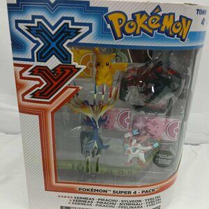 TOMY Pokemon XY Super 4 Pack Mini Figures